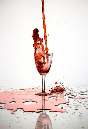 Red Wine Splatters Wallpaper