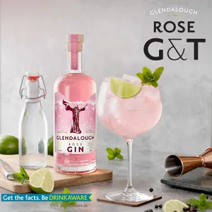 Refreshing Botanical Gin Cocktail With Glendalough Rose Gin Wallpaper