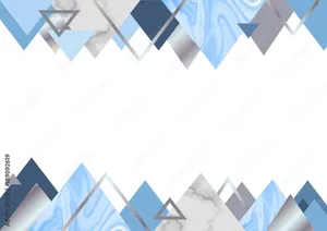 Refreshingly Modern Blue Geometric Design Wallpaper