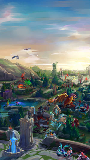 Region League Of Legends Iphone Wallpaper