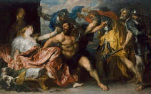 Renaissance Aesthetic Samson And Delilah Wallpaper