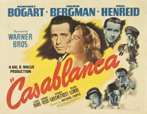 Renowned Casablanca Movie Poster Wallpaper