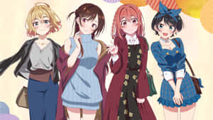 Rent A Girlfriend Tv Series Anime Wallpaper