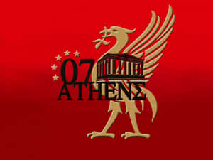 Represent Your Team With The Official Logo Of Liverpool F.c. Wallpaper