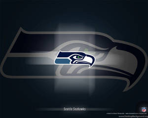 Representing Seattle: The Seattle Seahawks Ready For Action Wallpaper