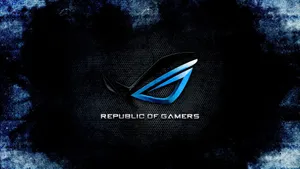 Republic Of Gamers Blue Hd Wallpaper