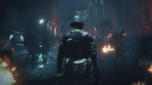 Resident Evil 2 4th Survivor In The Street Wallpaper