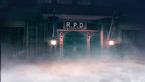 Resident Evil 2 Foggy Rpd Building Wallpaper