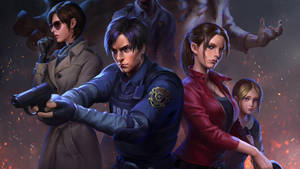 Resident Evil 2 Remake Hd Art Wallpaper