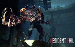 Resident Evil 2 William Birkin In The Rain Wallpaper