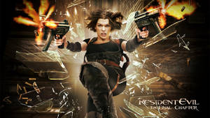 Resident Evil 6 Film Poster Wallpaper