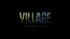 Resident Evil 8: Village Cover Title Wallpaper