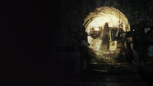 Resident Evil 8: Village Dark Tunnel Wallpaper
