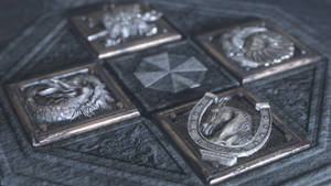 Resident Evil 8: Village Umbrella Logo Wallpaper