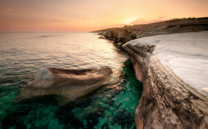 Retina Alamanos Beach Cyprus Wallpaper