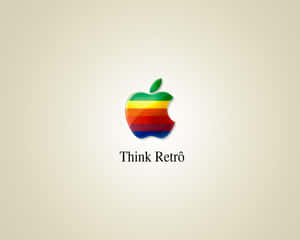 Retro Apple Logo Wallpaper. Wallpaper