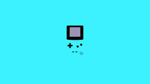 Retro Gaming Nostalgia With Blue Game Boy Color Wallpaper