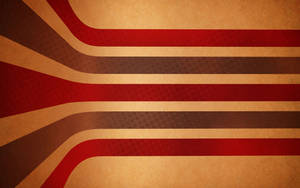 Retro Horizontal Stripes Wallpaper