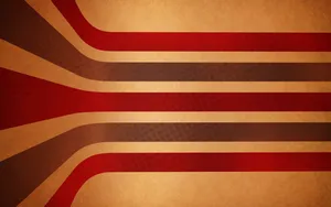 Retro Horizontal Stripes Wallpaper