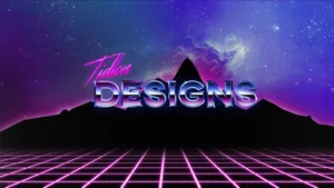 Retro Mountain Designs Wallpaper