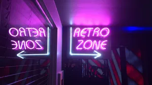 Retro Zone Signage Wallpaper