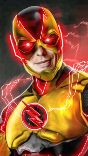 Reverse Flash Smirk Electric Aura.jpg Wallpaper