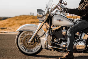 Revving Up And Ready To Ride Wallpaper