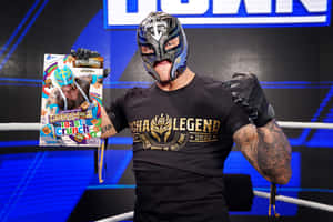 Rey_ Mysterio_ Promoting_ Cereal_ Box Wallpaper