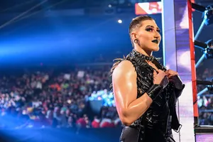 Rhea Ripley Wrestling Event Entrance Wallpaper