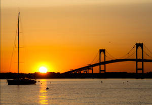 Rhode Island Beautiful Sunset Wallpaper
