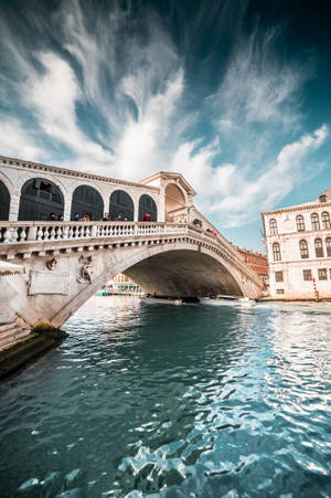 Rialto Bridge Venice Old Iphone Wallpaper