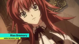 Rias Gremory Stunning Anime Art Wallpaper
