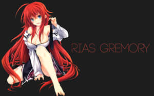 Rias Gremory - The Alluring Crimson-haired Beauty Wallpaper