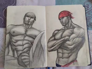 Ricardo Milos Artistic Sketch Book Wallpaper