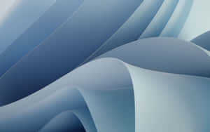 Rich Indigo Blue Meets Soft Gray In A Wintry Landscape Wallpaper