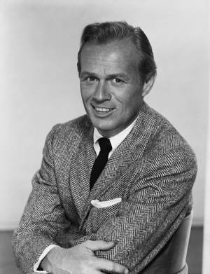 Richard Widmark Black And White Portrait Wallpaper