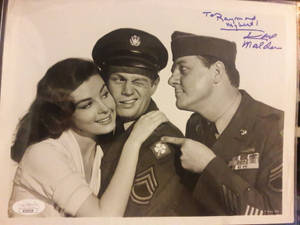 Richard Widmark, Elaine Stewart, And Karl Maden Wallpaper
