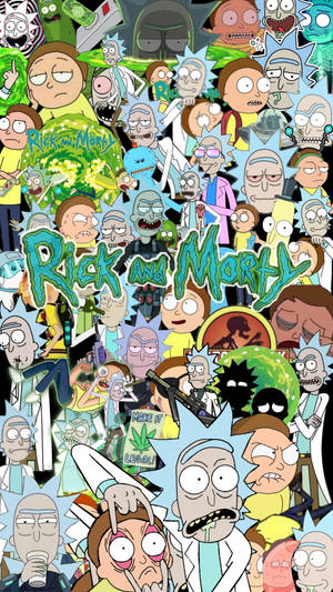 Rick And Morty Cool Collage Wallpaper
