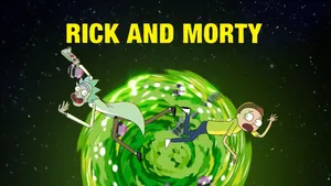 Rick And Morty Having A Smoke Break. Wallpaper