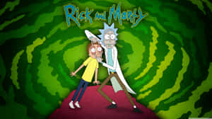 Rick And Morty Portal Background Wallpaper