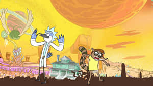 Rick And Mortyimaginary Planet World Laptop Wallpaper