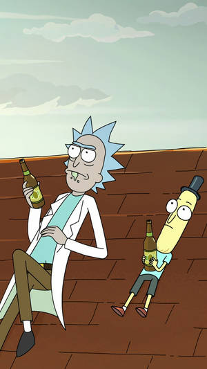 Rick And Mr. Poopybutthole 2160x3840 Wallpaper
