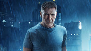 Rick In The Rain Blade Runner 2049 4k Wallpaper