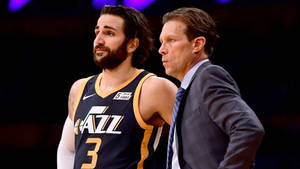 Ricky Rubio And Quin Snyder Wallpaper