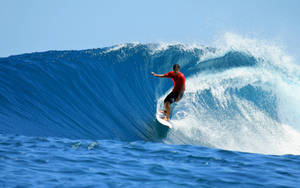 Riding Wave Surf Hd Sports Wallpaper