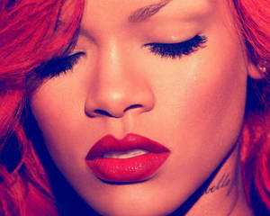 Rihanna Hd Red Hair Loud Wallpaper