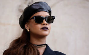Rihanna Hd Sunglasses Beret Wallpaper