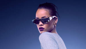 Rihanna's New Christian Dior Sunglasses Wallpaper