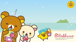 Rilakkuma Laptop Summer Ice Cream Wallpaper