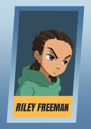 Riley Freeman Animated Character Wallpaper